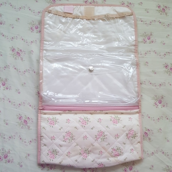 Vintage 80' s Shabby Chic Roses Jewelry organizer - Picture 2 of 8